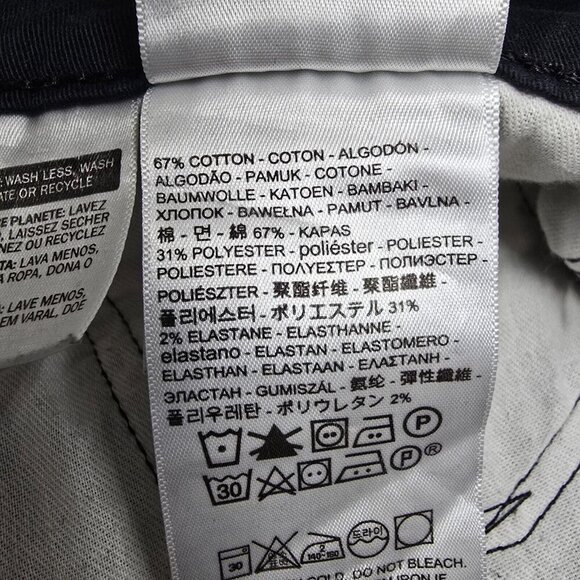 Levis 541 Jeans Men 38x30 (Fits 38x28) Black Athletic Taper Fit All Seasons Tech - Picture 5 of 12